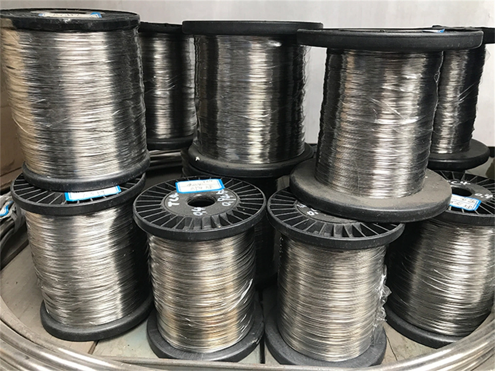 Stock List for ASTM B348 Gr1 Gr2 Gr5 Gr7 Gr12 Titanium and Alloy Wire for Medical Industrial